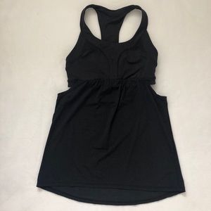Lululemon size 4 black bra tank combo top.